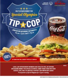 Red Robin Tip a Cop