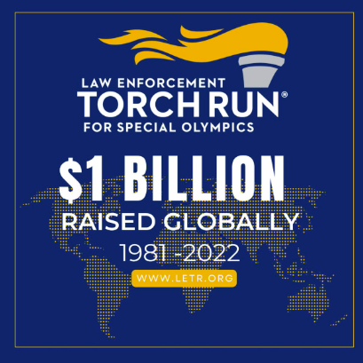 Graphic for the Law Enforcement Torch Run fundraiser.