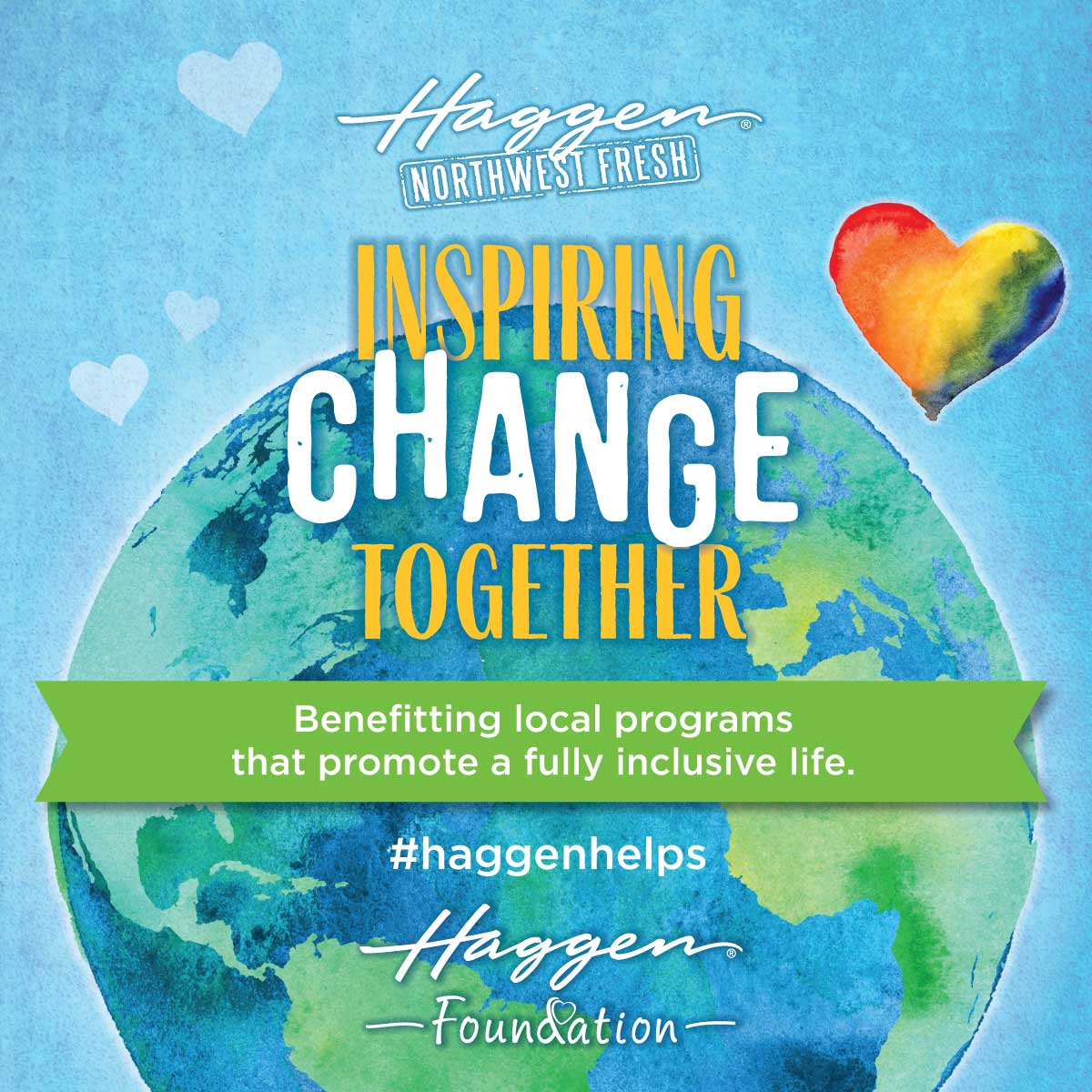 Special Olympics WashingtonHaggen's "Inspiring Change Together