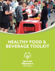 screenshot of cover page of the healthy food and beverage toolkit